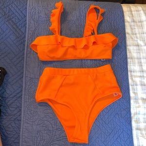 Brand new high waisted swim suit